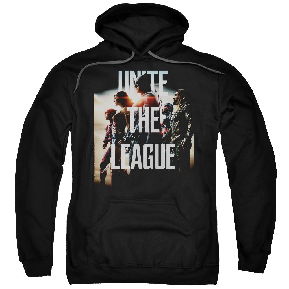 Justice League Movie Dawn Mens Hoodie Black