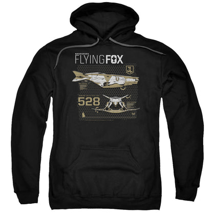 Justice League Movie Flying Fox Mens Hoodie Black