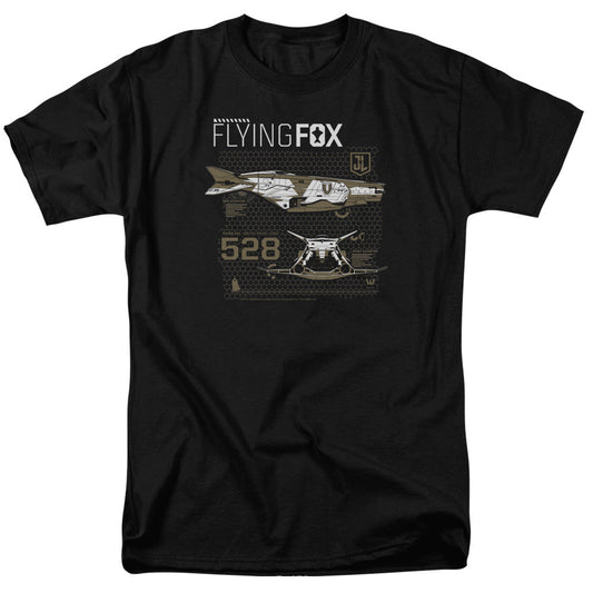Justice League Movie Flying Fox Mens T Shirt Black