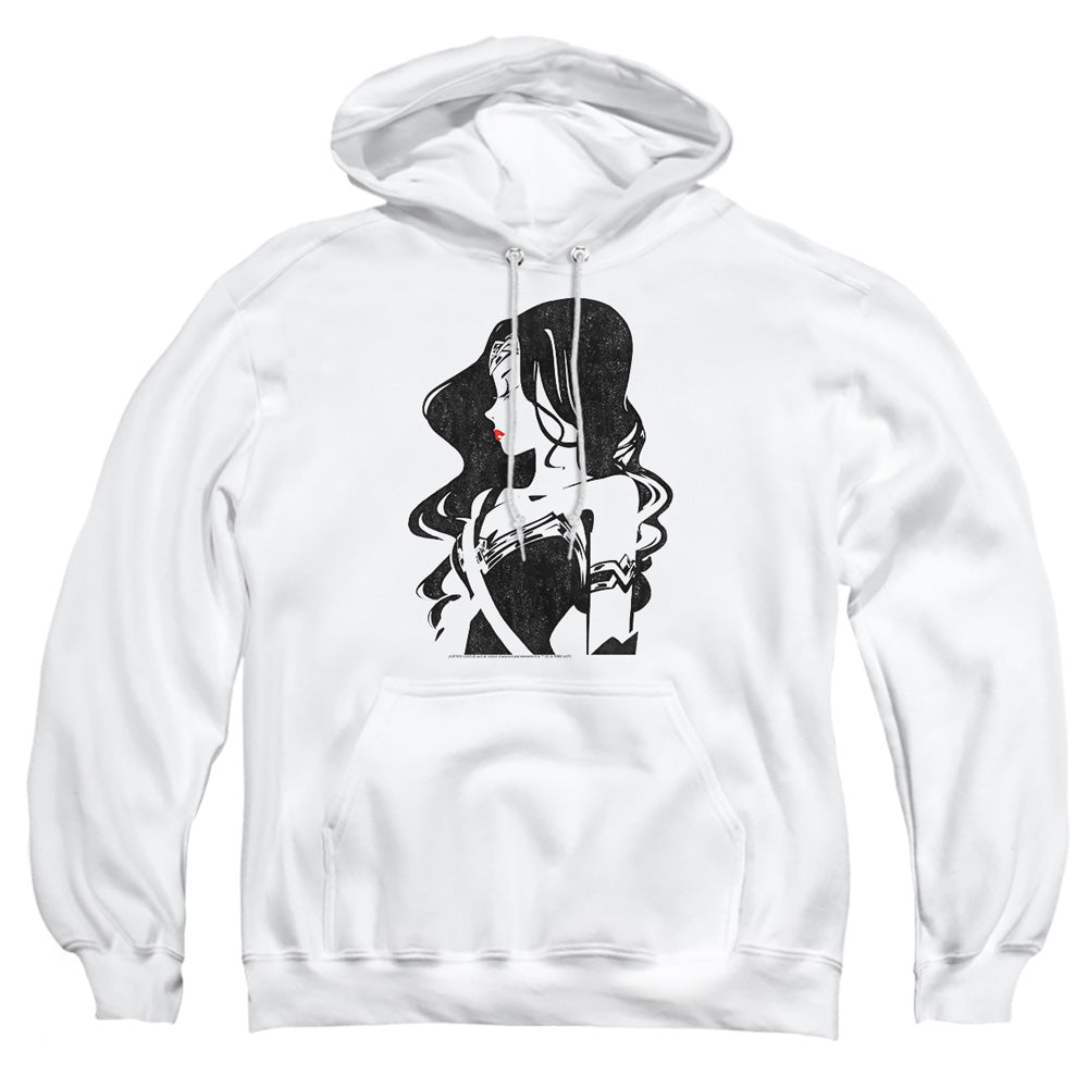 Justice League Movie Profile Mens Hoodie White