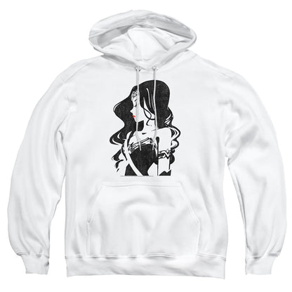 Justice League Movie Profile Mens Hoodie White