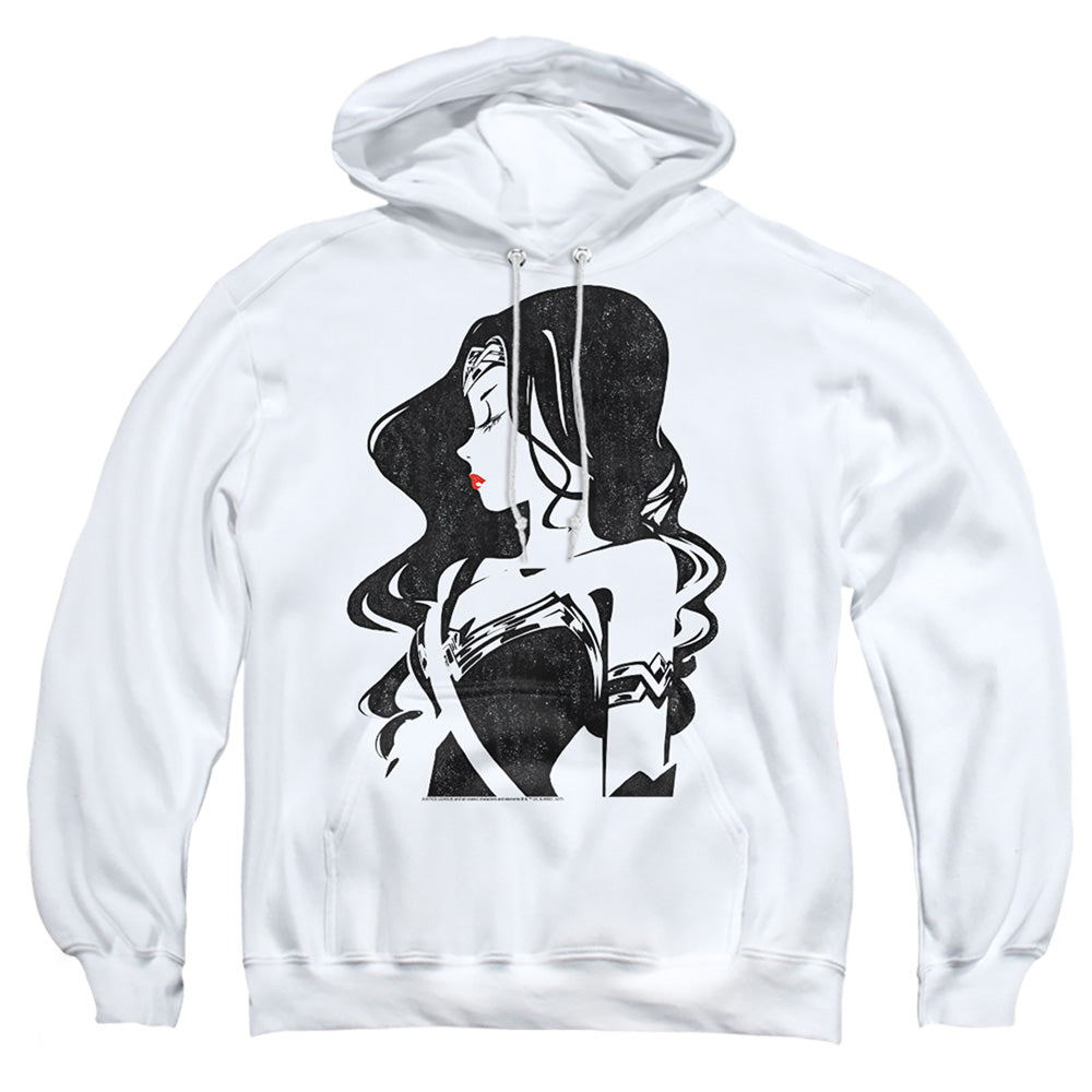 Justice League Movie Profile Mens Hoodie White