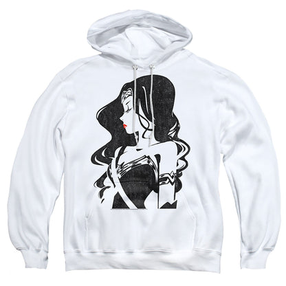 Justice League Movie Profile Mens Hoodie White