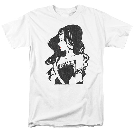 Justice League Movie Profile Mens T Shirt White