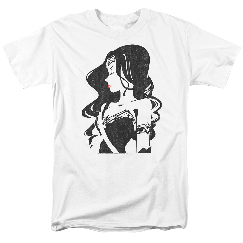 Justice League Movie Profile Mens T Shirt White