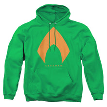 Load image into Gallery viewer, Justice League Movie Aquaman Solid Color Mens Hoodie Kelly Green
