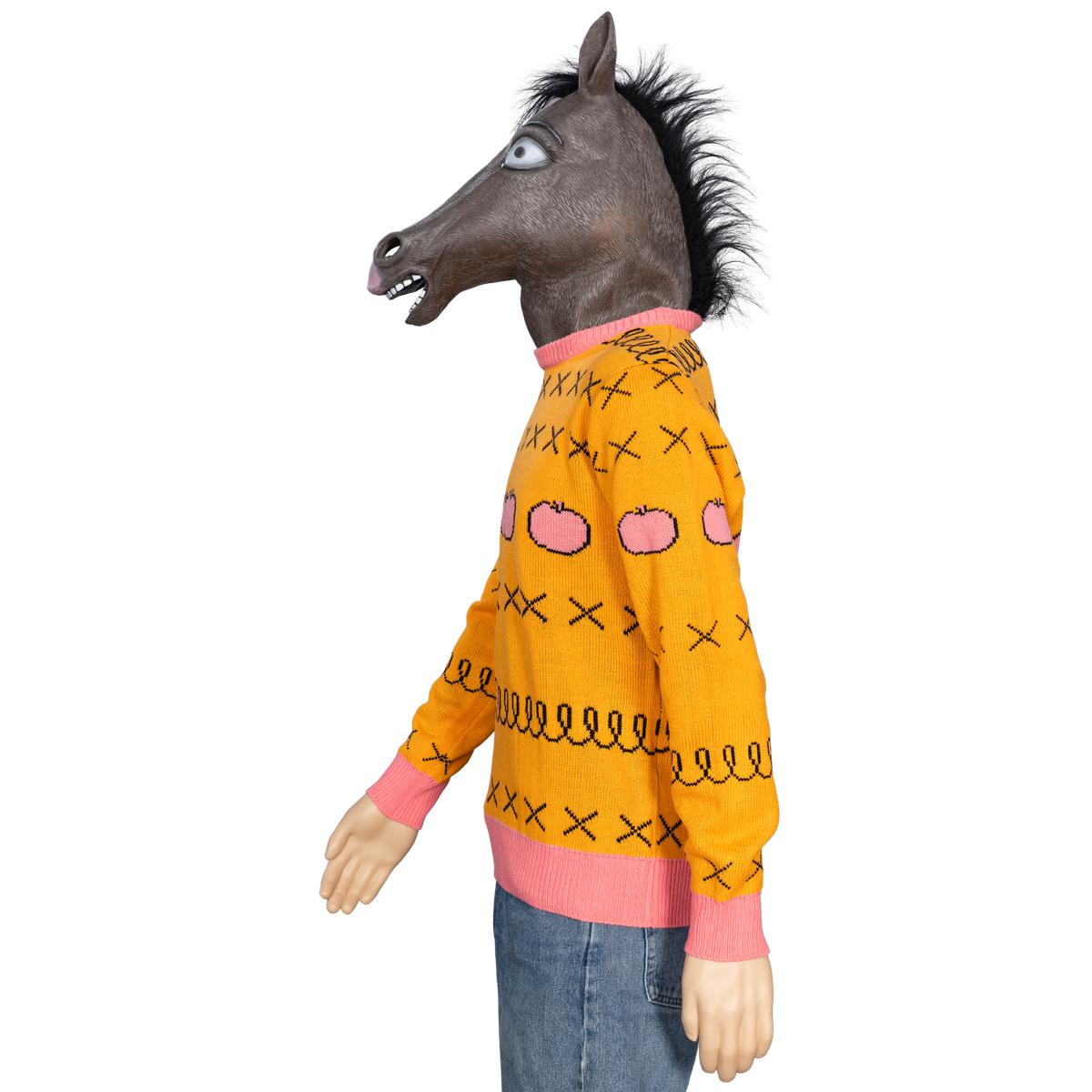 Replica Horse Man Sweater and Jack Halloween Costume Cosplay Mask