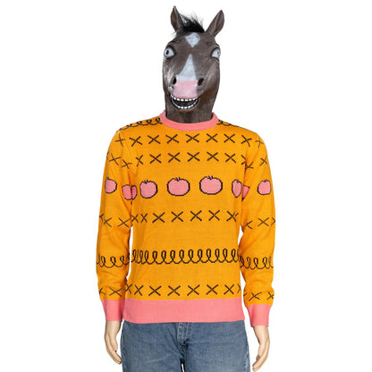Replica Horse Man Sweater and Jack Halloween Costume Cosplay Mask
