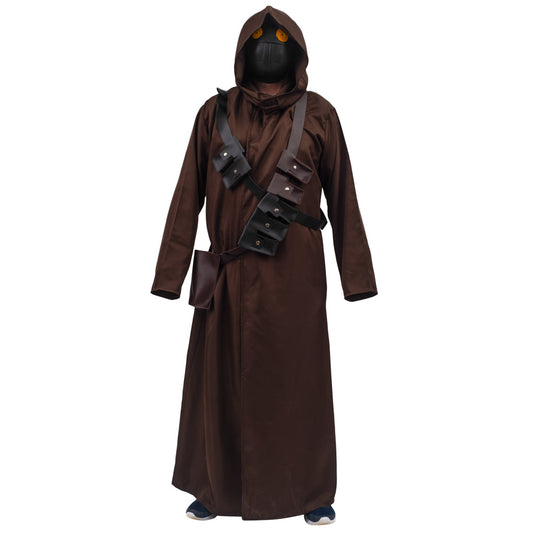 Jawas Space Wars Alien Cloak with LED Mask Halloween Costume Cosplay