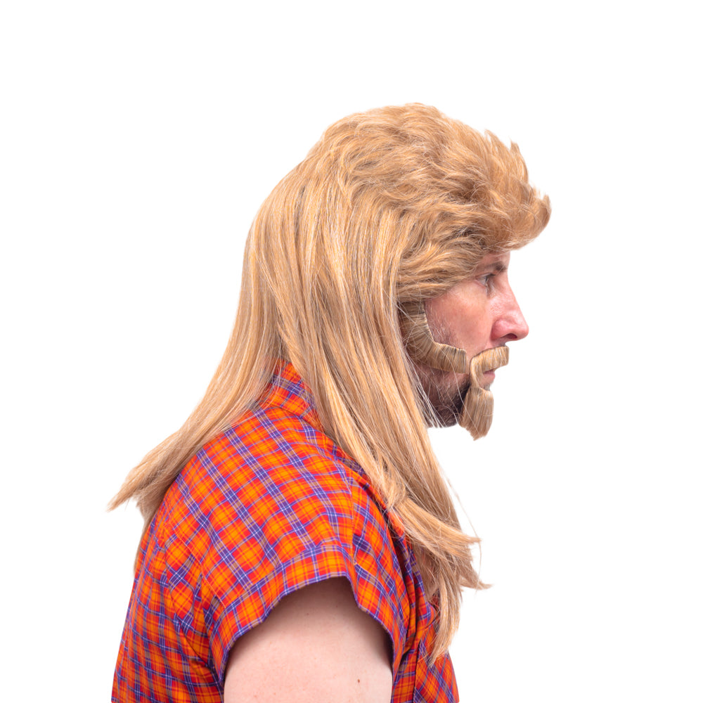 Joe the Janitor Dirt Wig and Beard Halloween Costume Cosplay