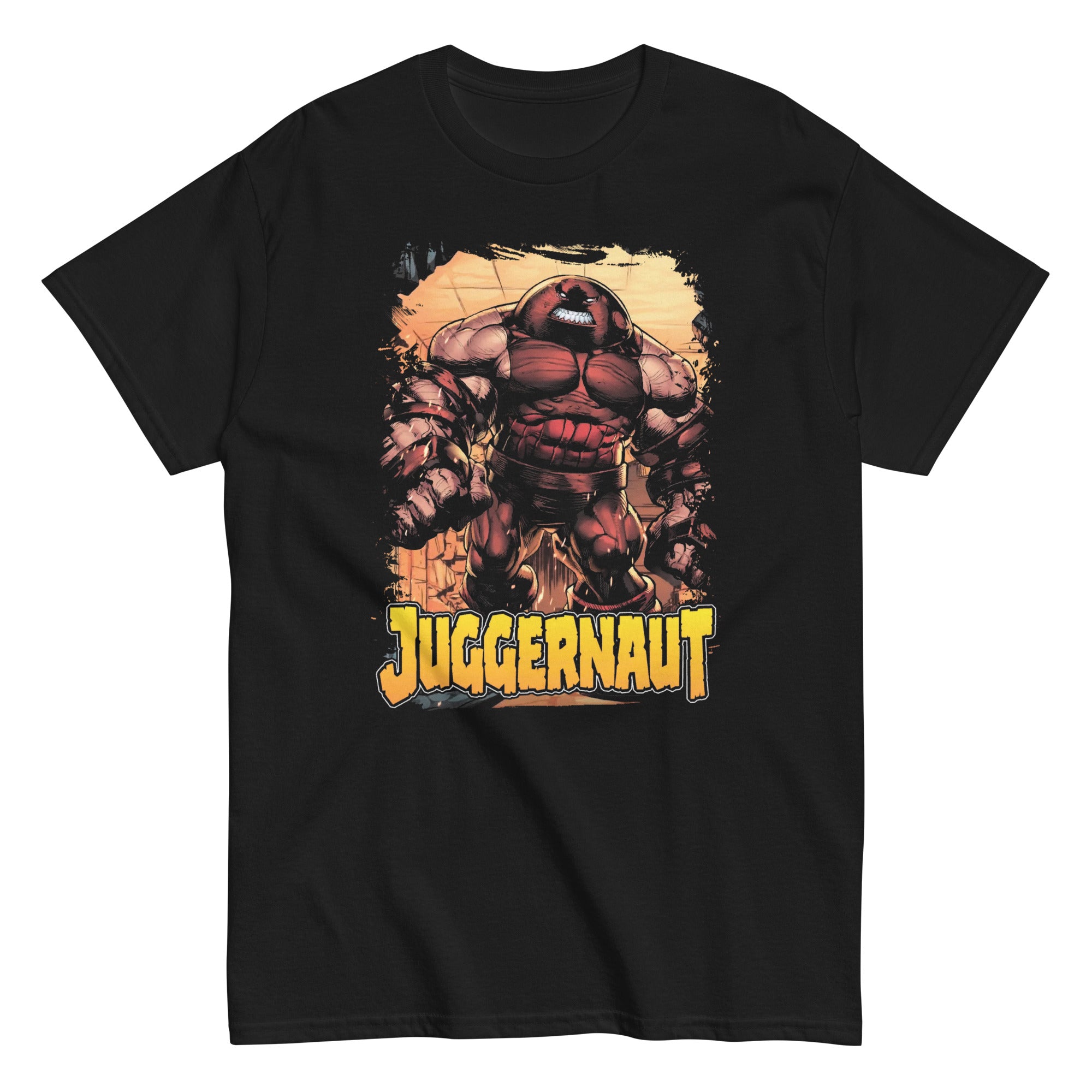 Juggernaut Animated Mens T-Shirt Black – Vintage Style T Shirts