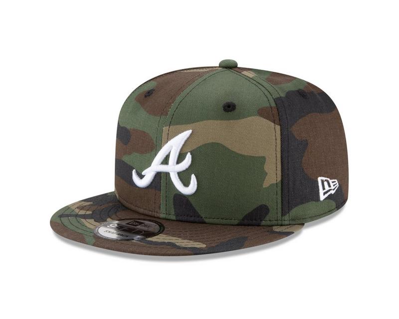 Atlanta Braves - Basic Camouflage 9Fifty Snapback Hat New Era