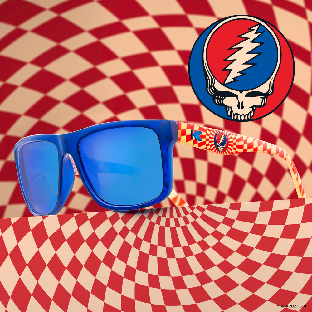 Grateful Dead Steal Your Face Torrey Pines Officially Licensed Knockaround Sunglasses