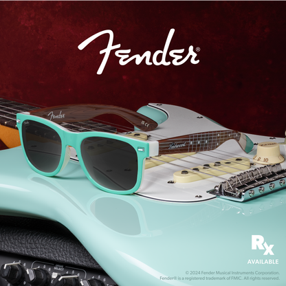 Surf Green Stratocaster™ Fort Knocks Officially Licensed Knockaround Sunglasses