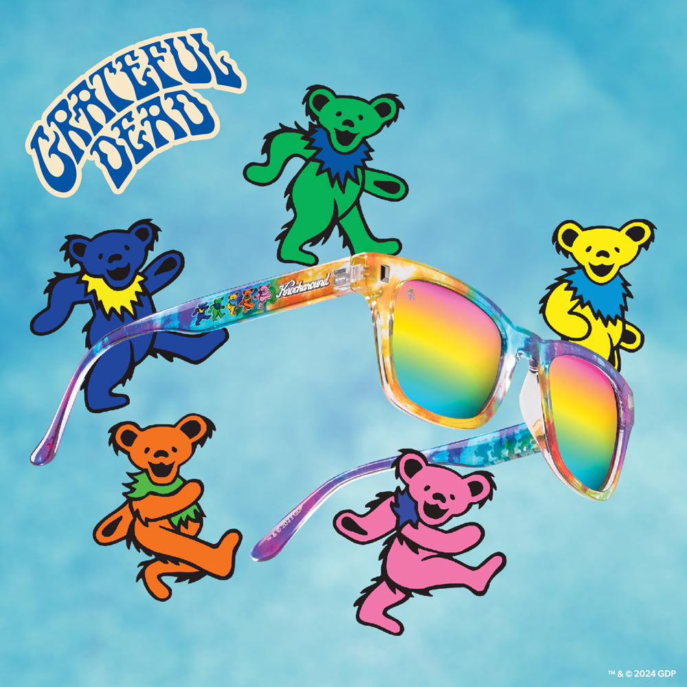 Grateful Dead Dancing Bears Seventy Nines Officially Licensed Knockaround Sunglasses
