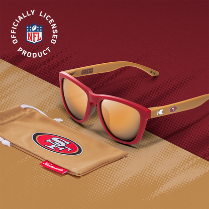 San Francisco 49ers Premiums Sport Officially Licensed Knockaround Sunglasses