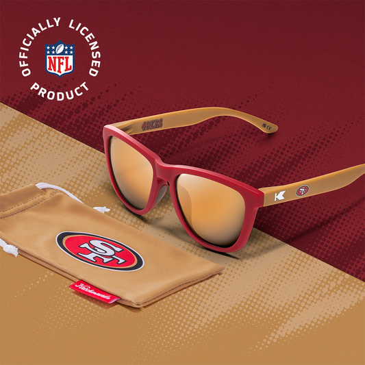 San Francisco 49ers Premiums Sport Officially Licensed Knockaround Sunglasses