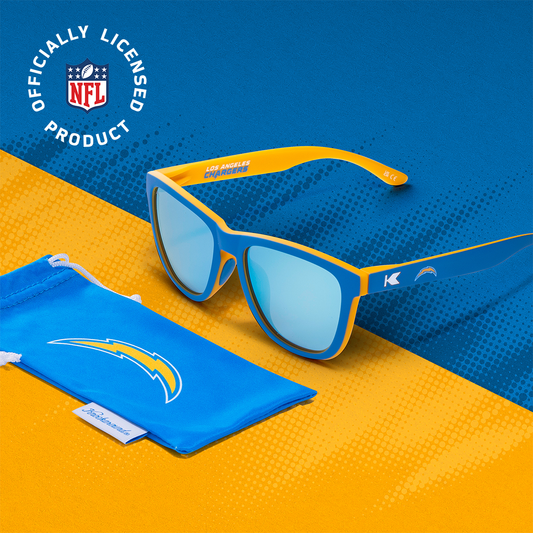 Los Angeles Chargers Premiums Sport Officially Licensed Knockaround Sunglasses