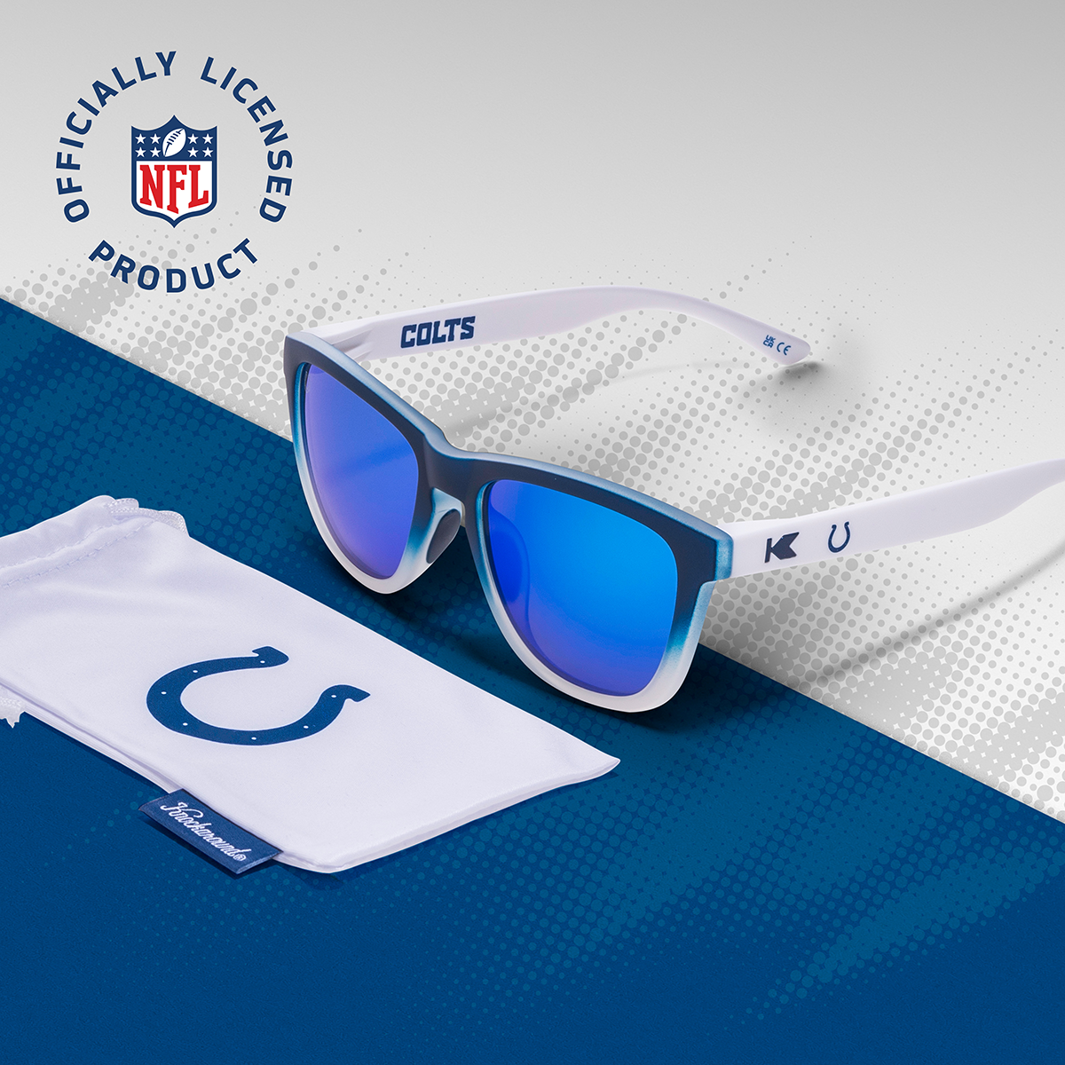 Indianapolis Colts Premiums Sport Officially Licensed Knockaround Sunglasses