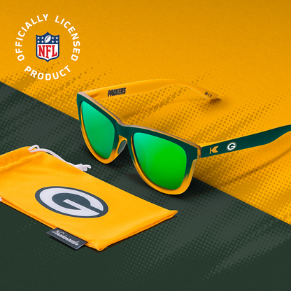 Green Bay Packers Premiums Sport Officially Licensed Knockaround Sunglasses