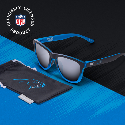 Carolina Panthers Premiums Sport Officially Licensed Knockaround Sunglasses