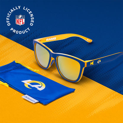 Los Angeles Rams Premiums Sport Officially Licensed Knockaround Sunglasses