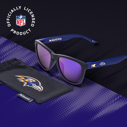 Baltimore Ravens Premiums Sport Officially Licensed Knockaround Sunglasses
