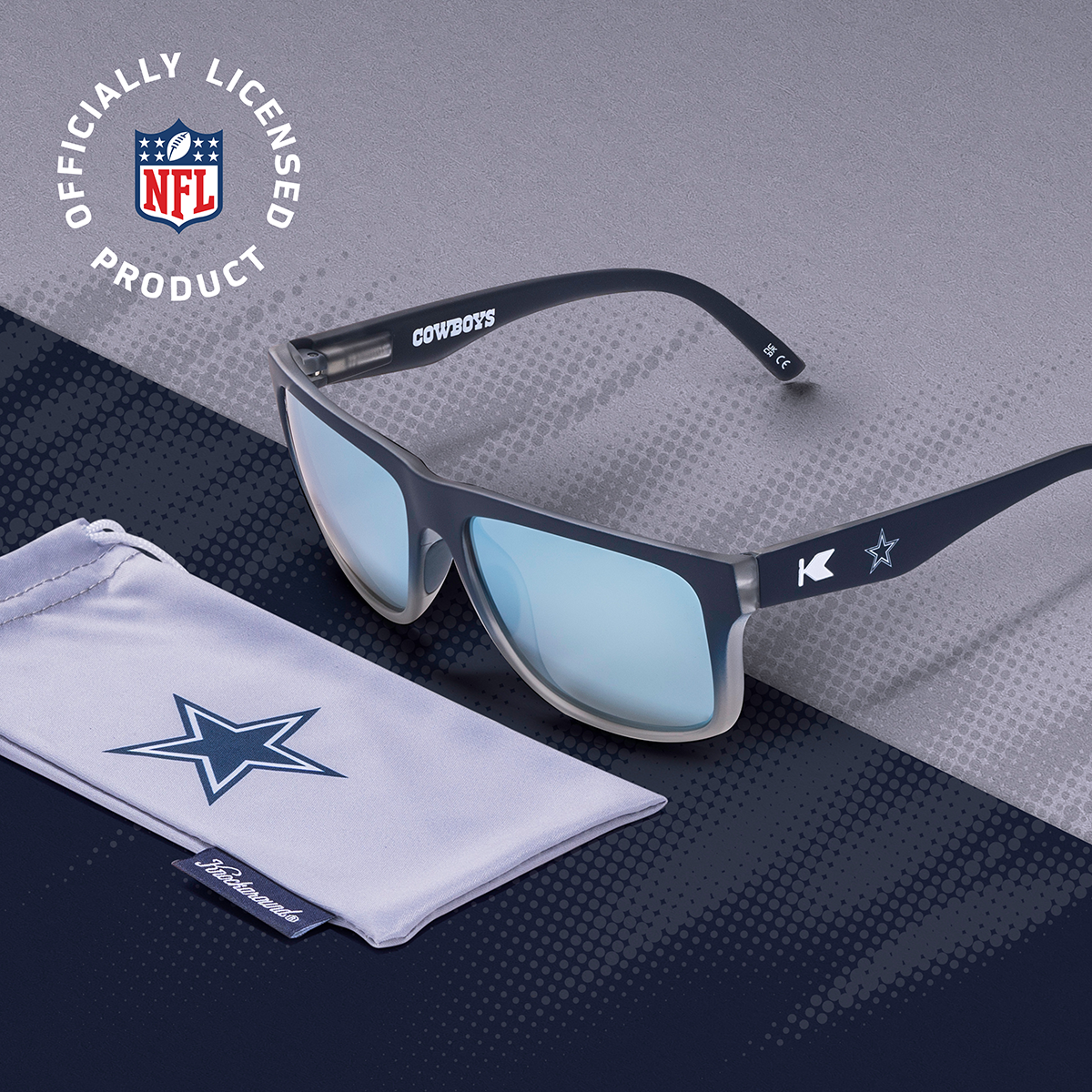 Dallas Cowboys Torrey Pines Sport Officially Licensed Knockaround Sunglasses