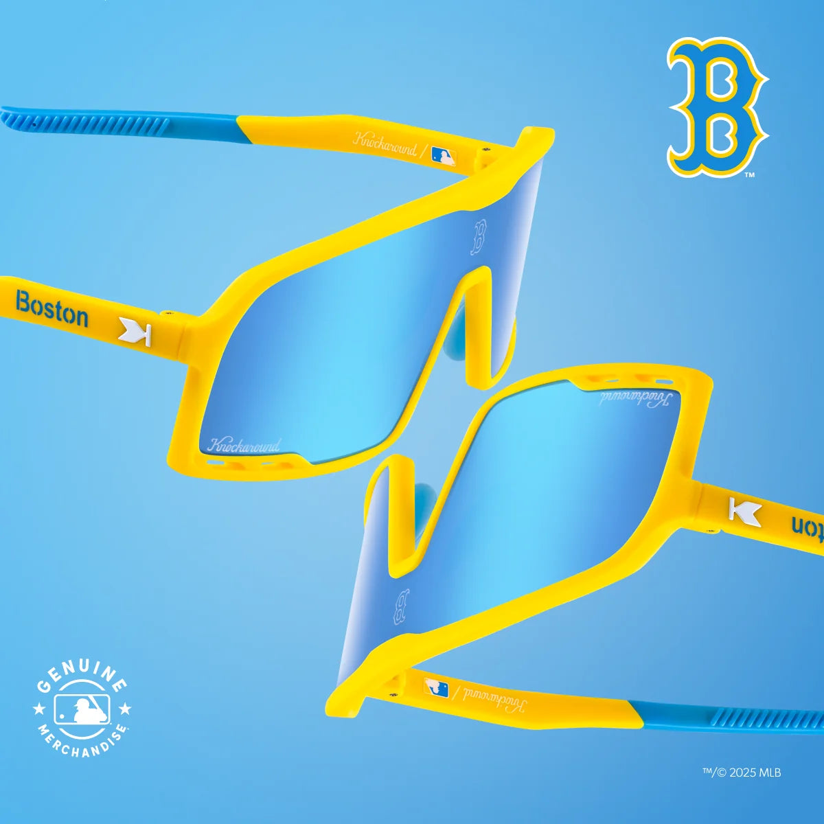 Boston Red Sox City Connect Officially Licensed Knockaround Sunglasses