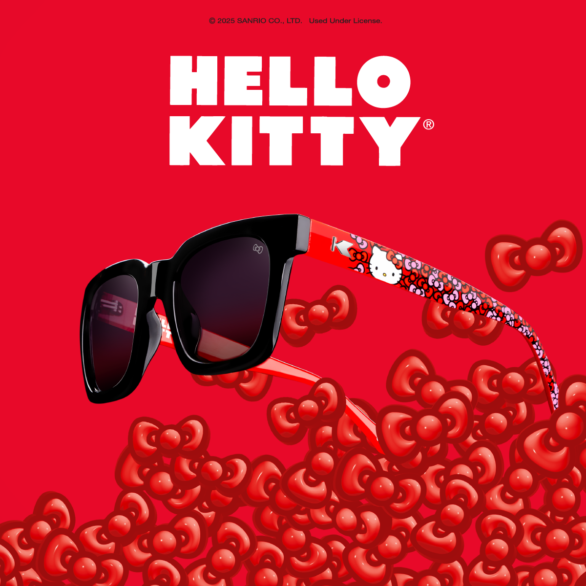 Hello Kitty Songbirds Officially Licensed Knockaround Sunglasses