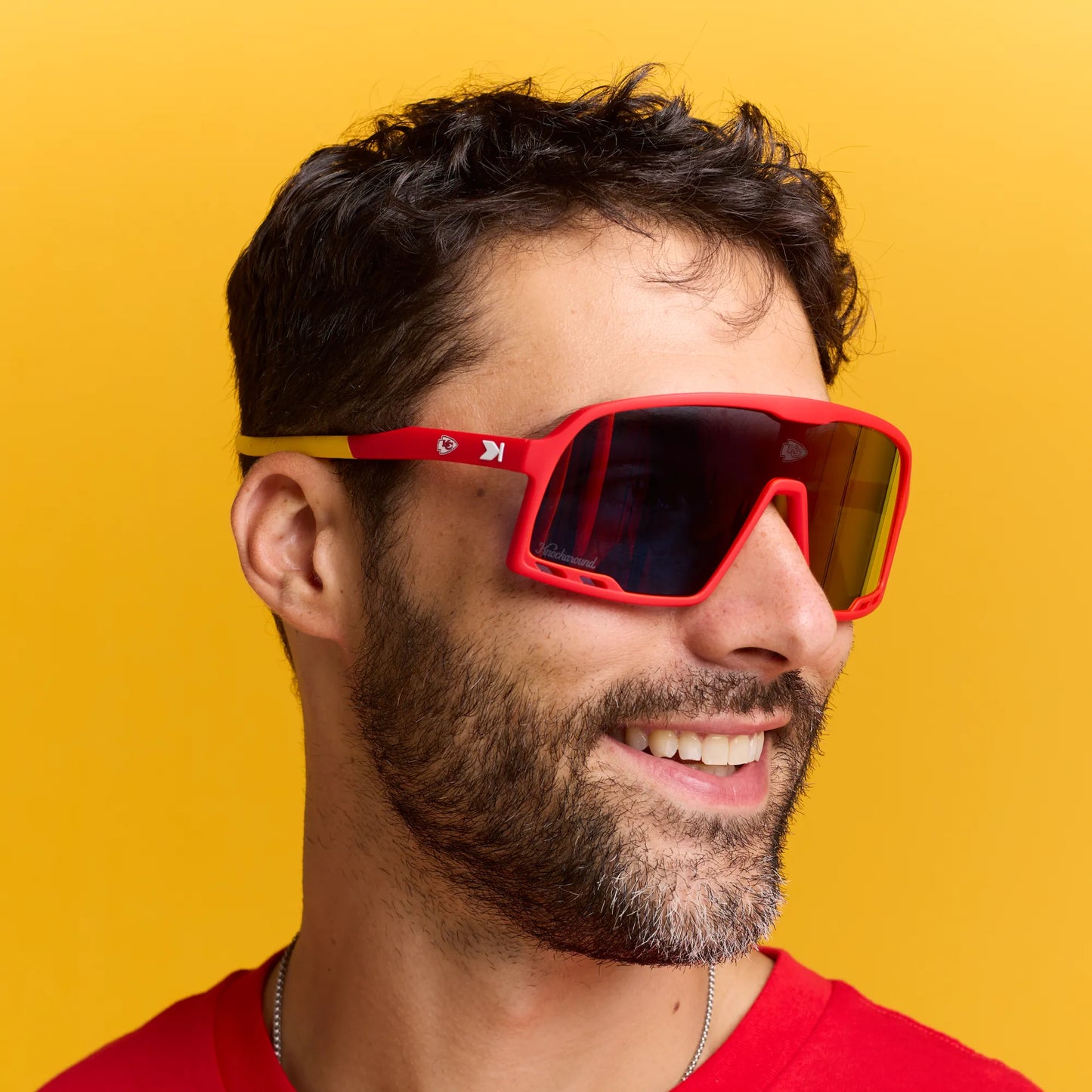 Kansas City Chiefs Campeones Officially Licensed Knockaround Sunglasses