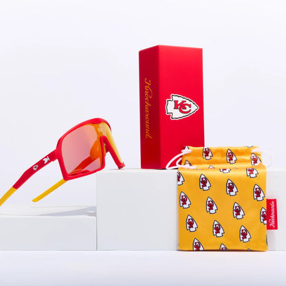 Kansas City Chiefs Campeones Officially Licensed Knockaround Sunglasses