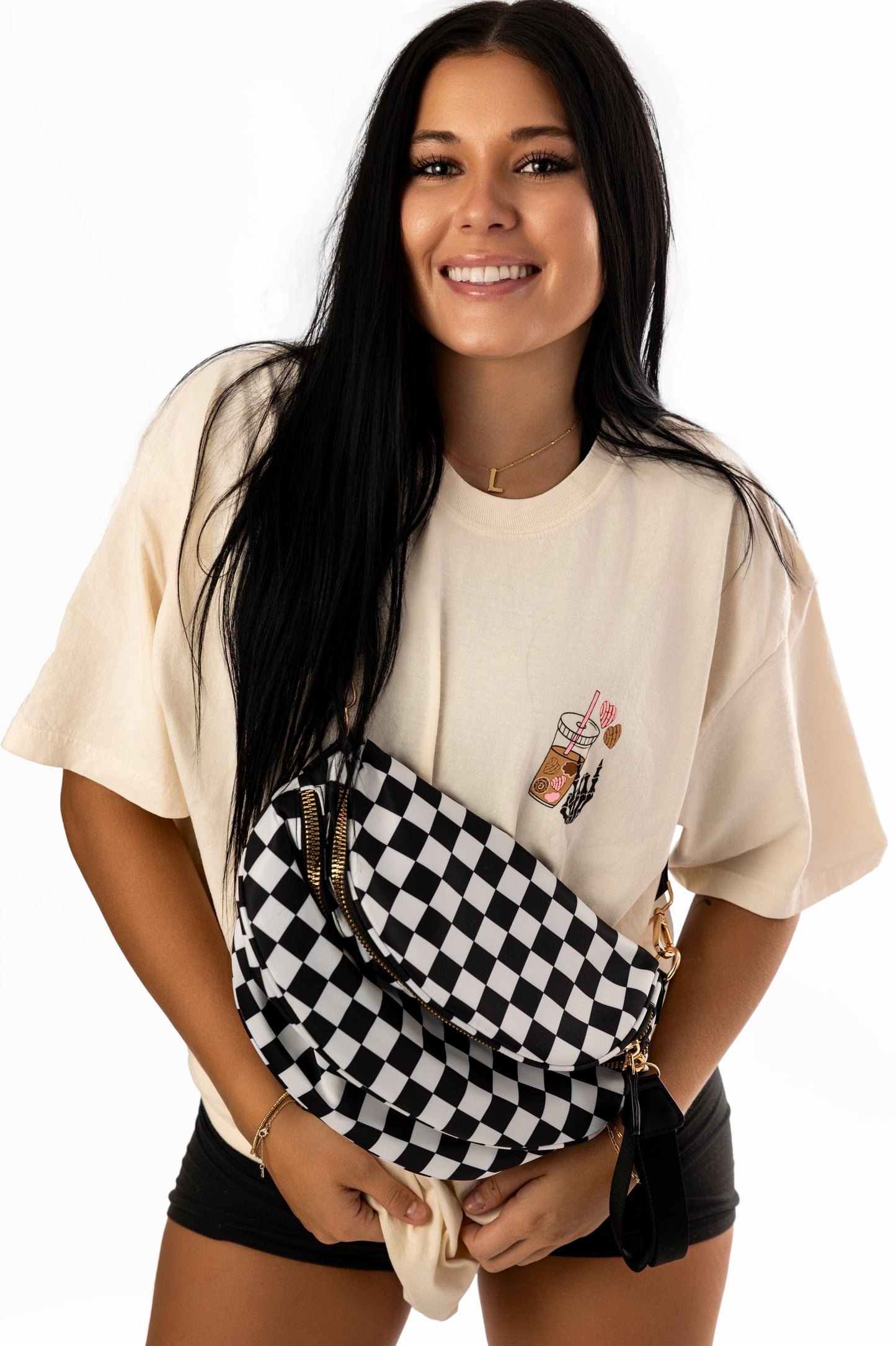 Fueled by Cafecito Y Chisme Womens T Shirt