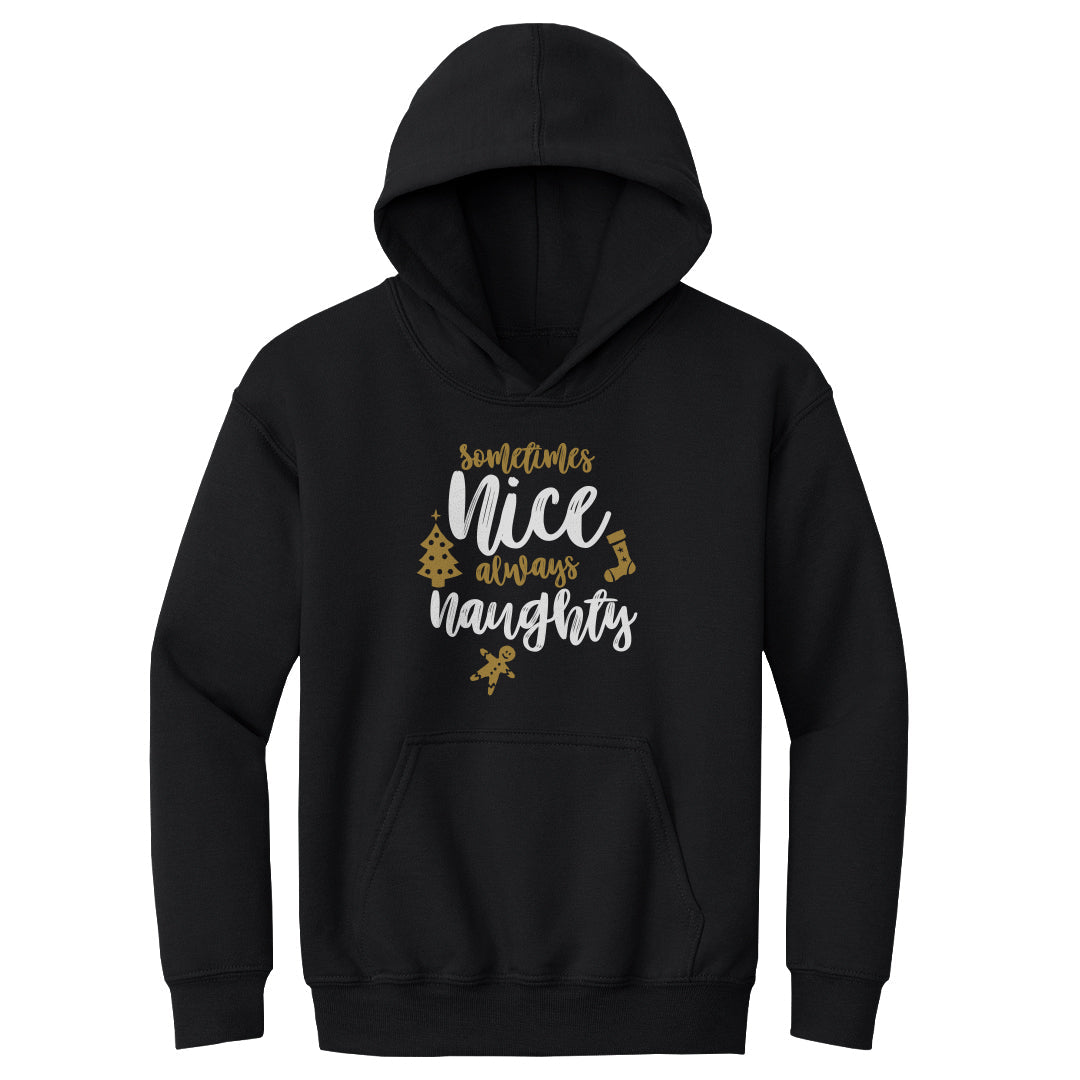 Christmas Sometimes Nice Always Naughty WHT