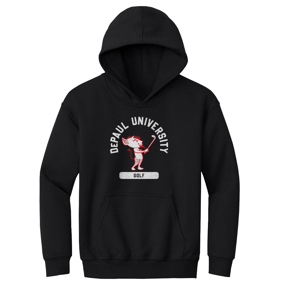 DePaul Blue Demons Mascot Golf WHT