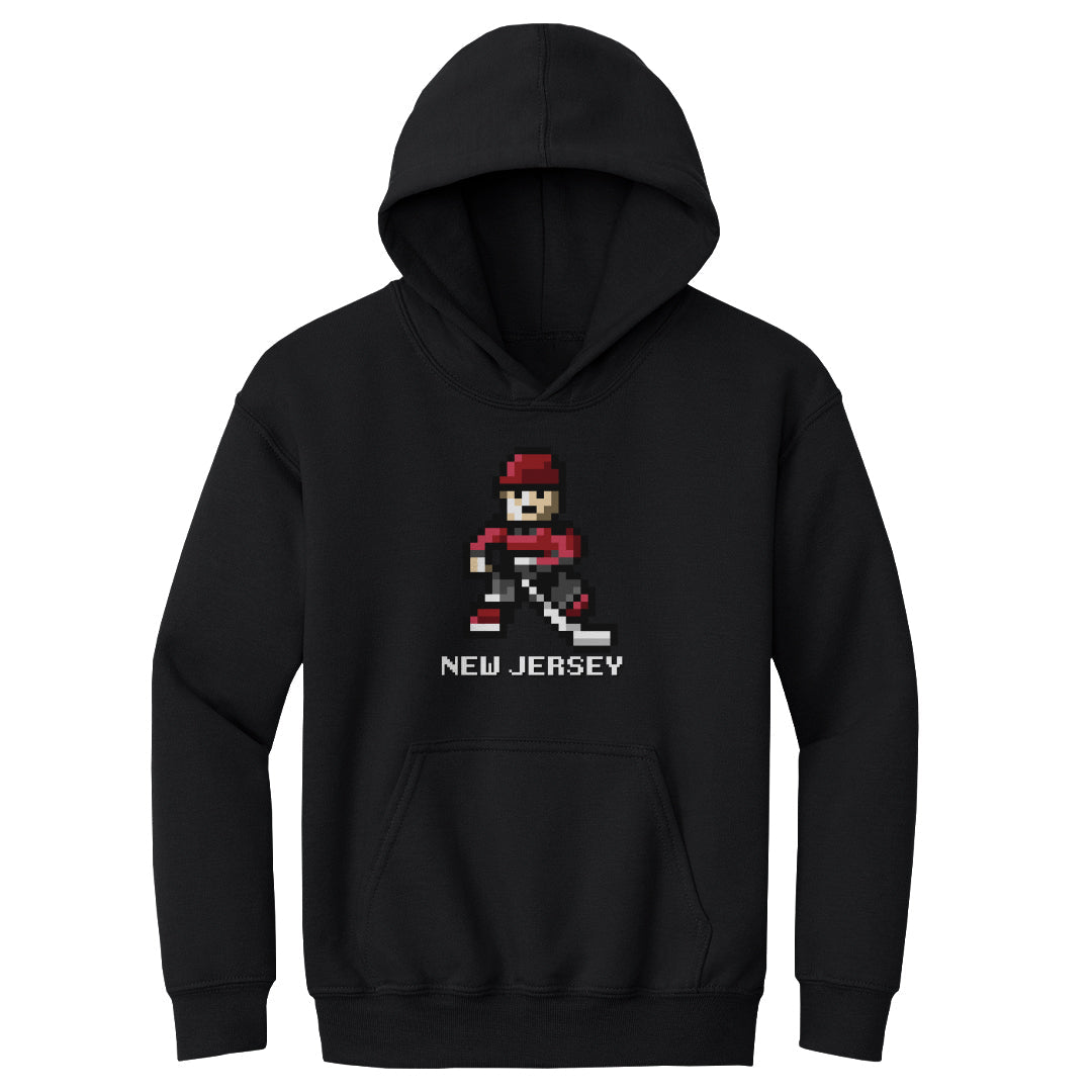 New Jersey Hockey 8-bit WHT