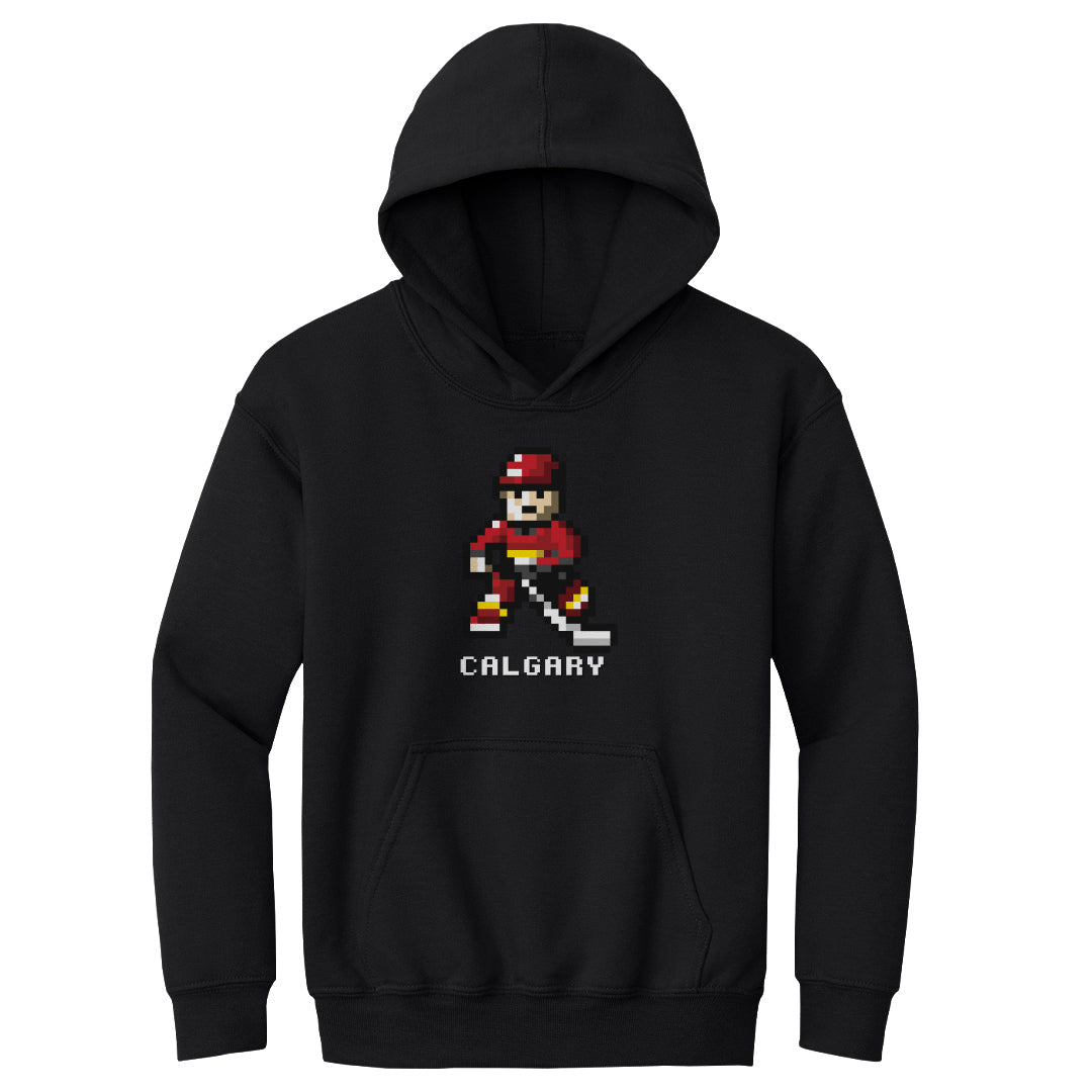 Calgary Hockey 8-bit WHT