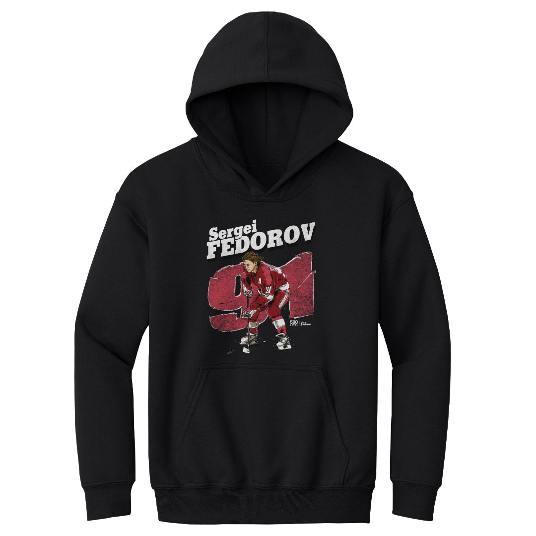 Sergei Fedorov Detroit Retro WHT