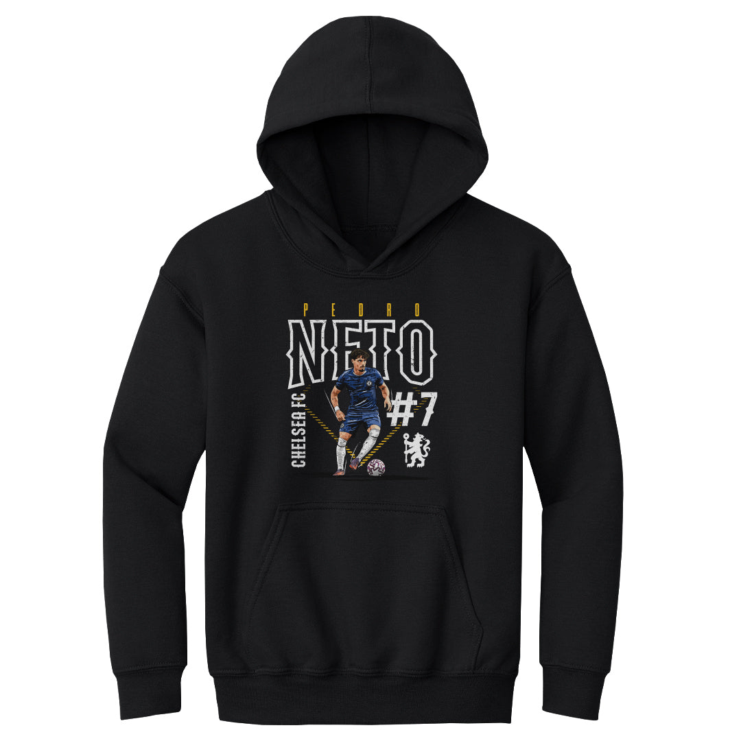 Pedro Neto Chelsea FC Outline Number WHT