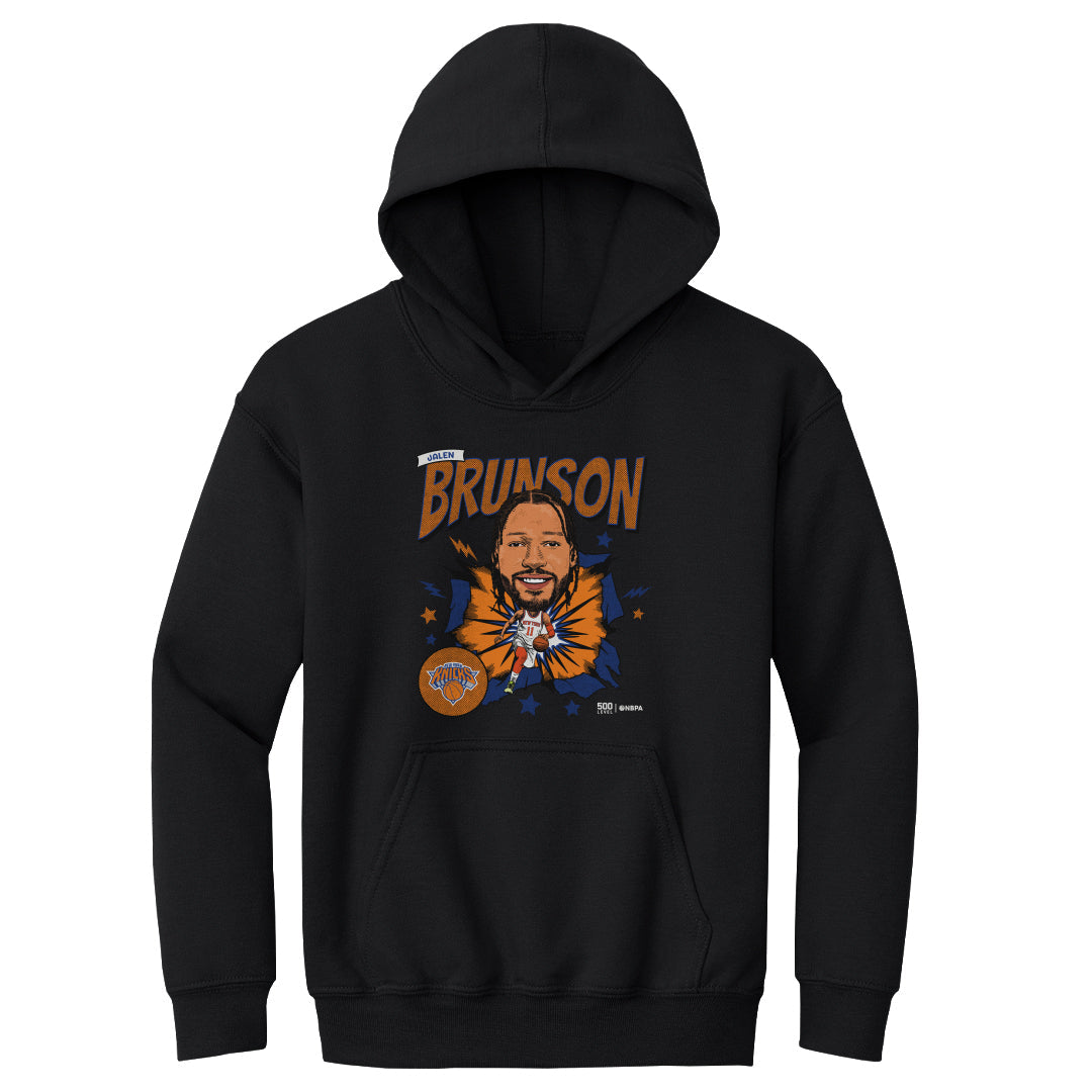 Jalen Brunson New York Knicks Caricature Retro WHT