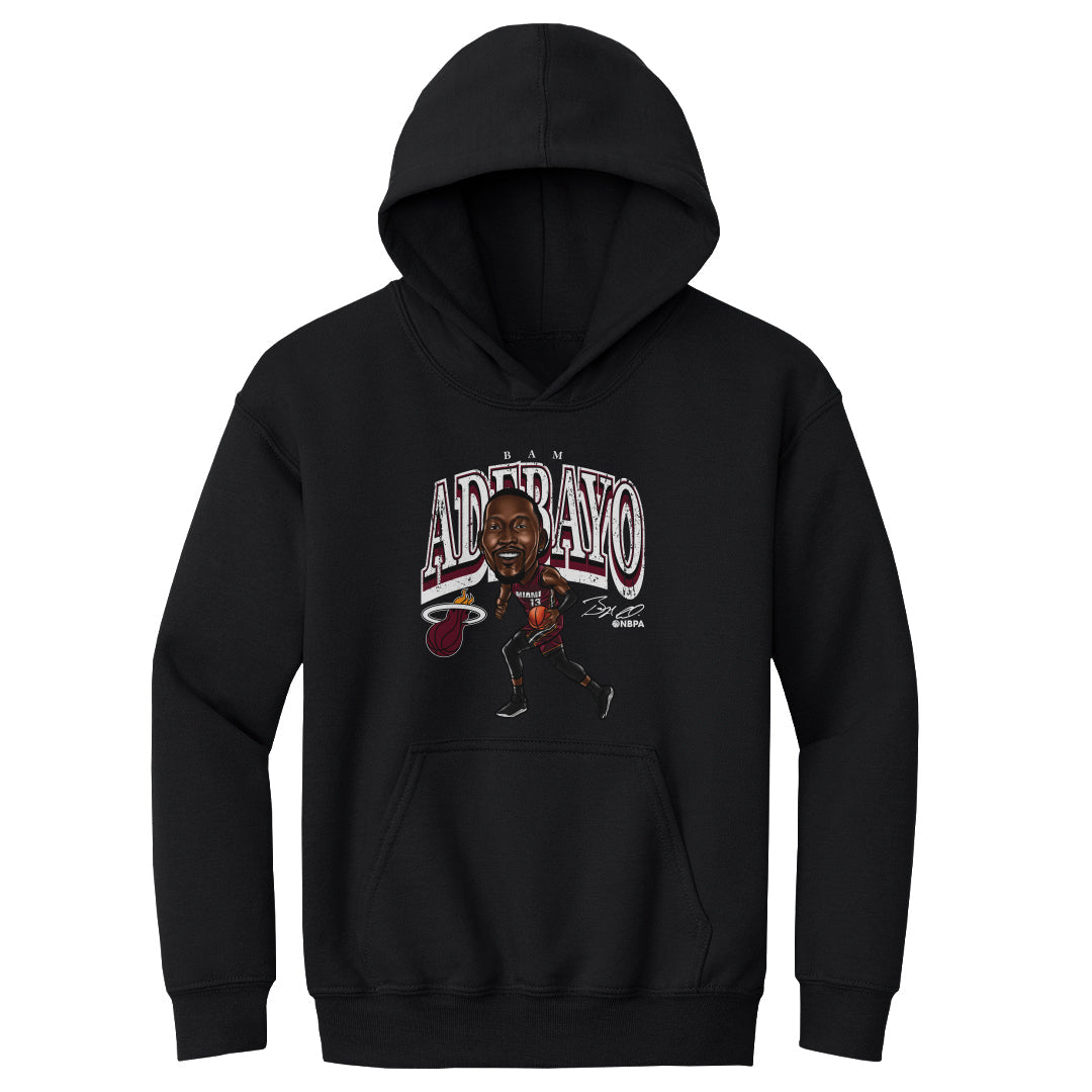 Bam Adebayo Miami Heat Cartoon WHT