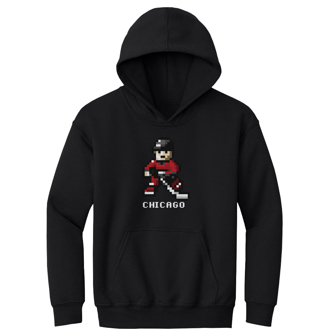 Chicago Hockey 8-bit WHT