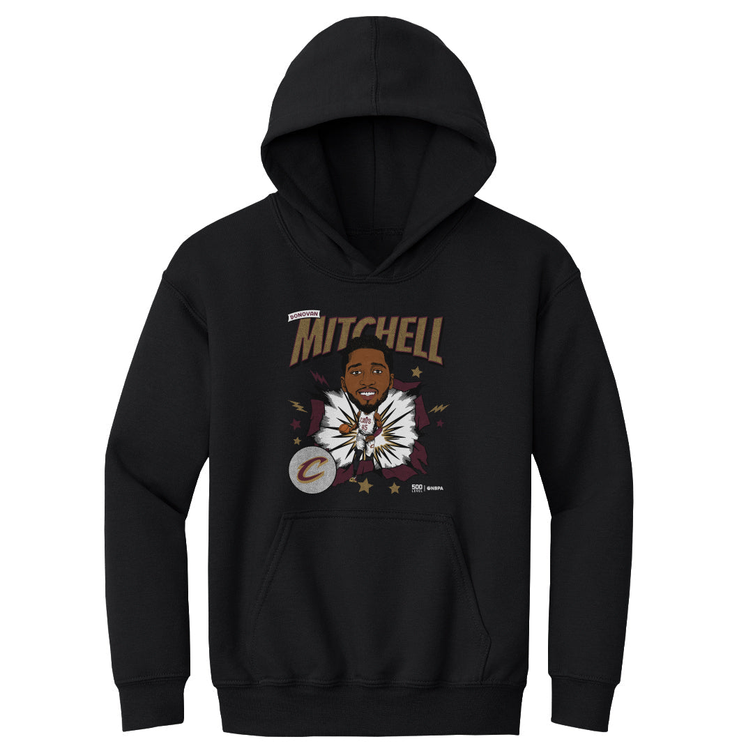 Donovan Mitchell Cleveland Cavaliers Caricature WHT