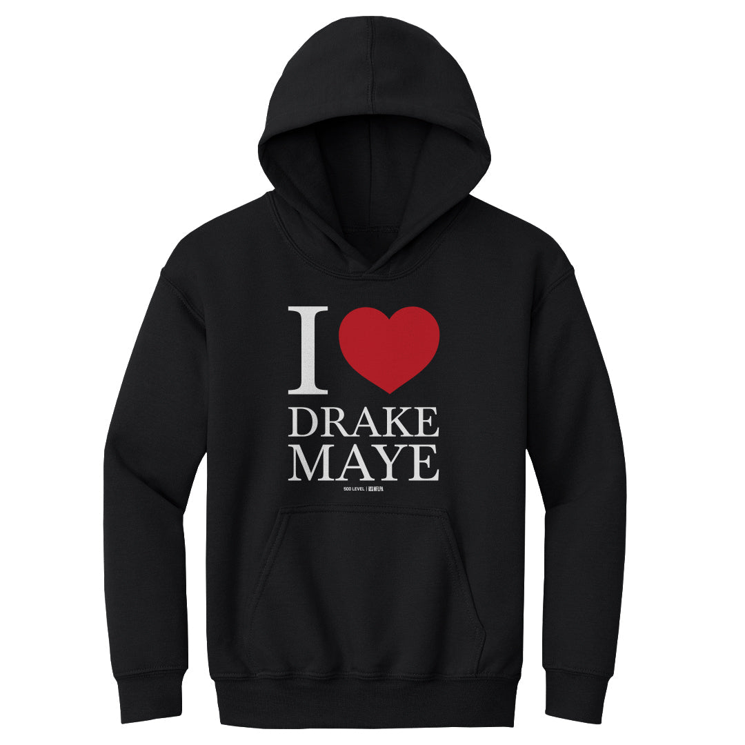 Drake Maye New England I Heart WHT