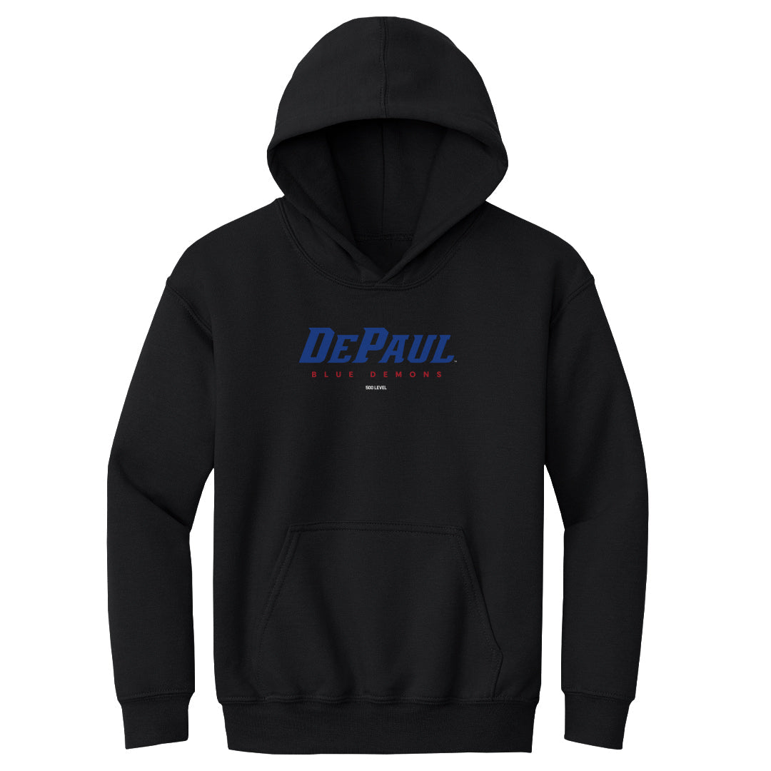 DePaul Blue Demons Wordmark Blue Demons WHT