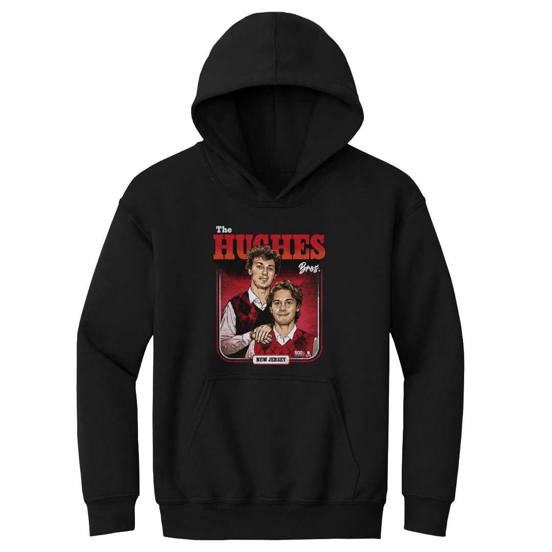 Luke Hughes & Jack Hughes New Jersey Step Brothers WHT