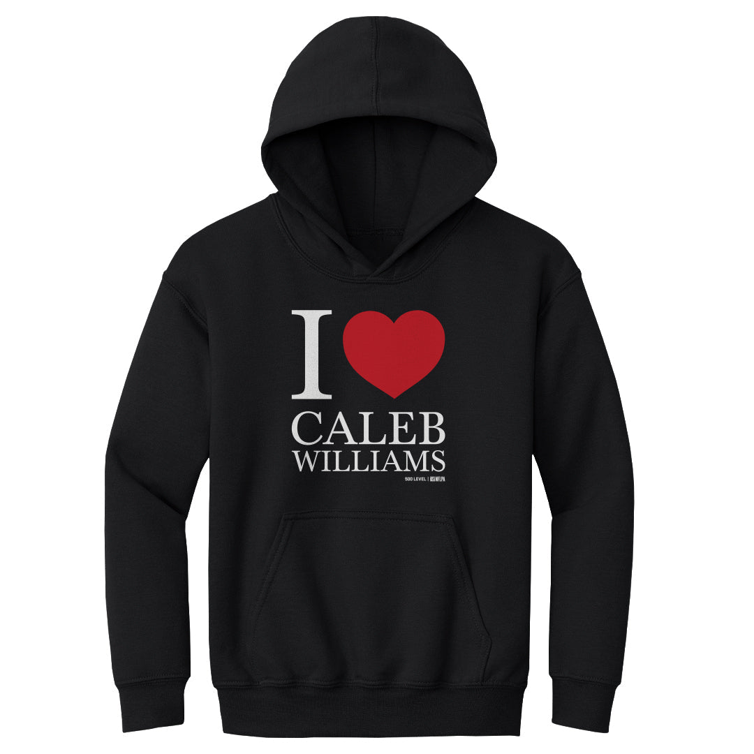 Caleb Williams Chicago I Love WHT