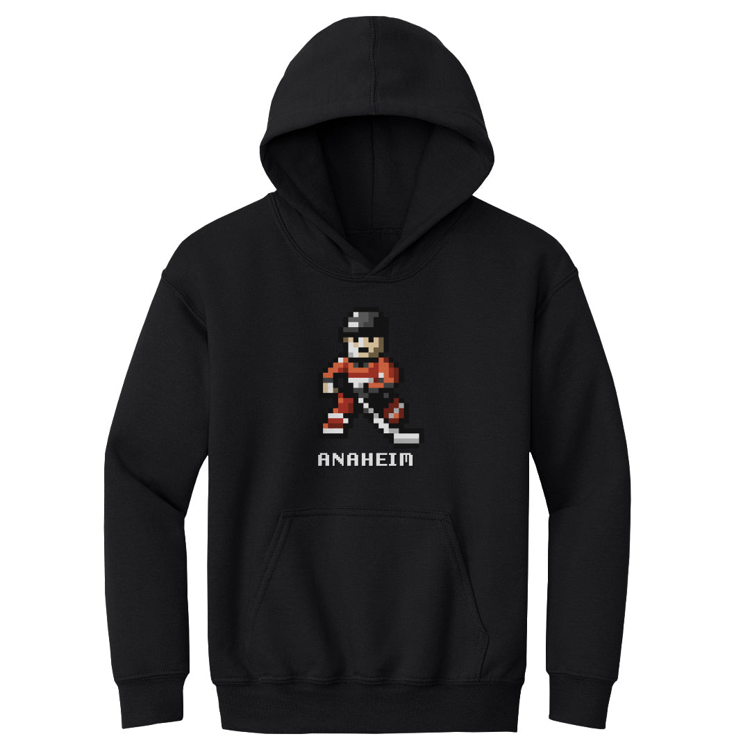 Anaheim Hockey 8-bit WHT