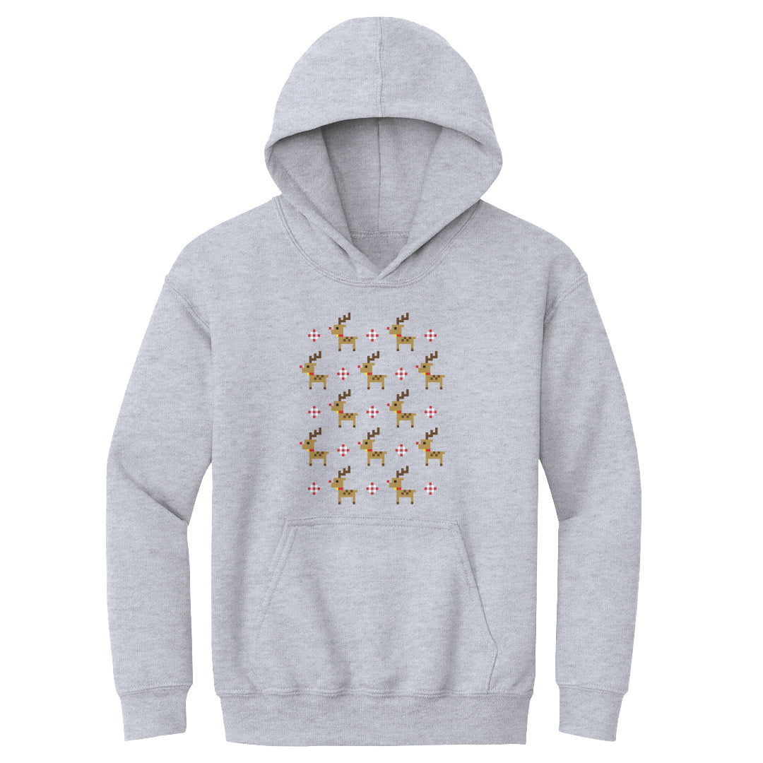 Christmas 8-bit Reindeer WHT