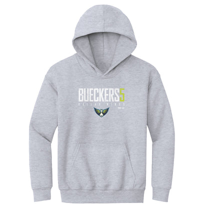 Paige Bueckers Dallas Wings Elite WHT Kids Youth Hoodie 500 Level Officially Licensed Fan Gear